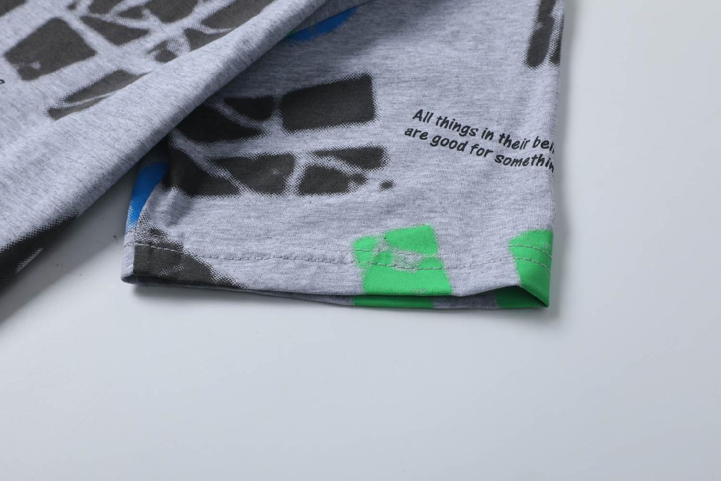 Chlapecké tričko kr.r. Kugo MC9876 šedé